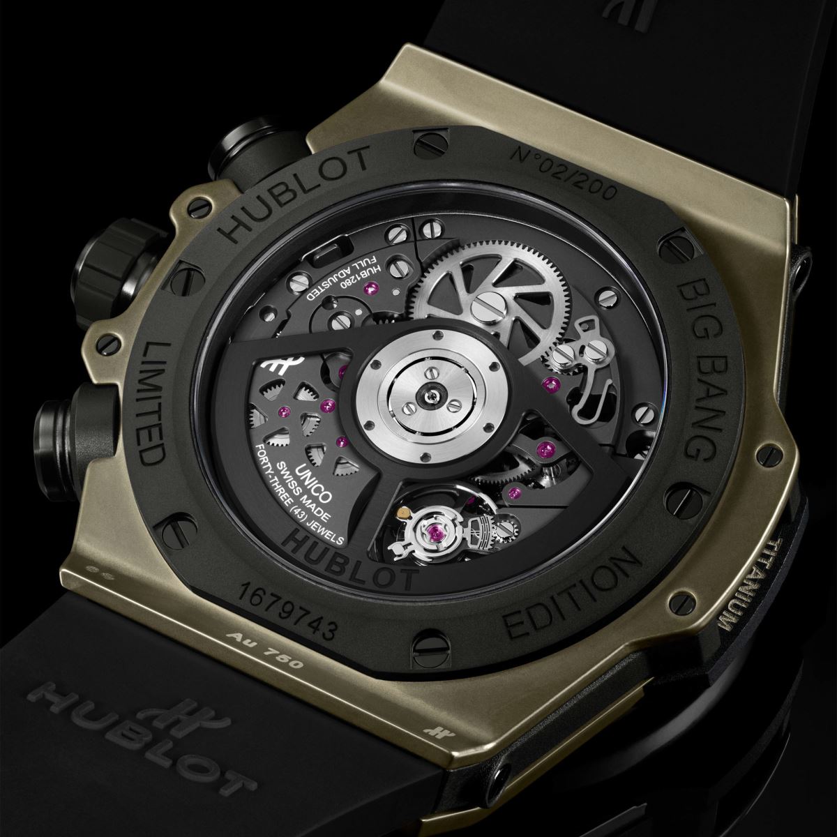 Hublot tiết lộ phiên bản giới hạn Big Bang Unico Full Magic Gold