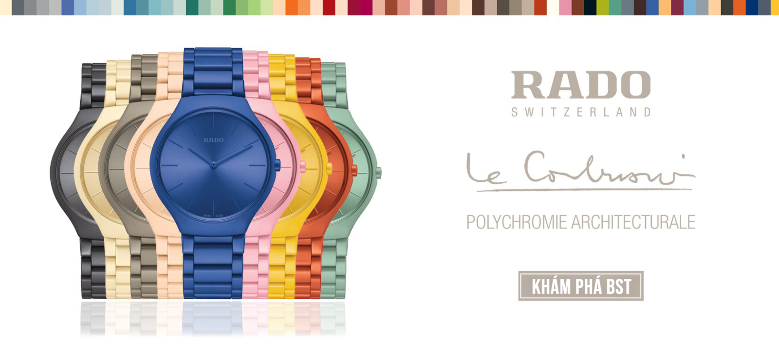 Rado True Thinline Les Couleurs Le Corbusier