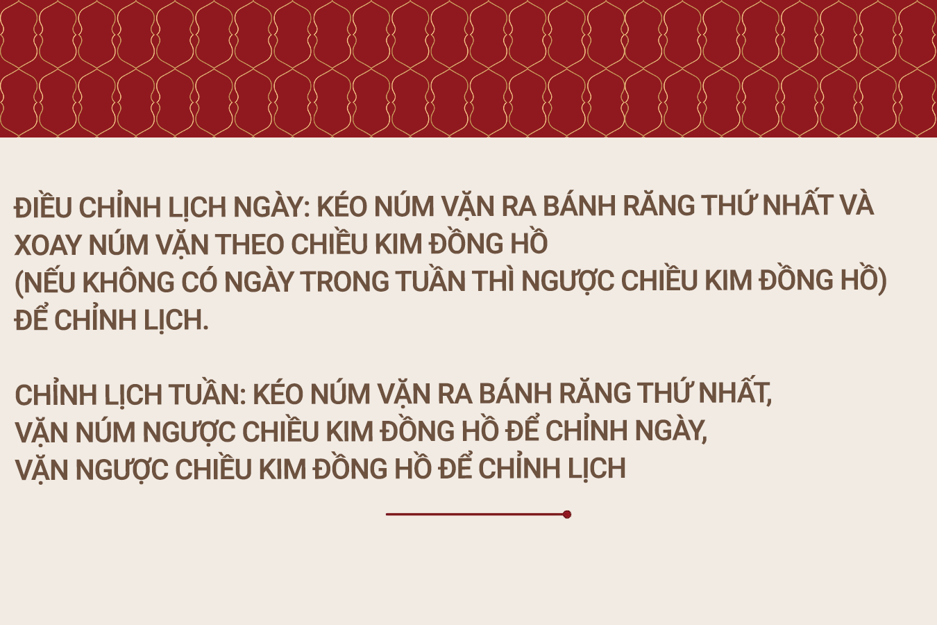 Bạn đã biết cách chỉnh ngày đồng hồ Tissot chưa? 