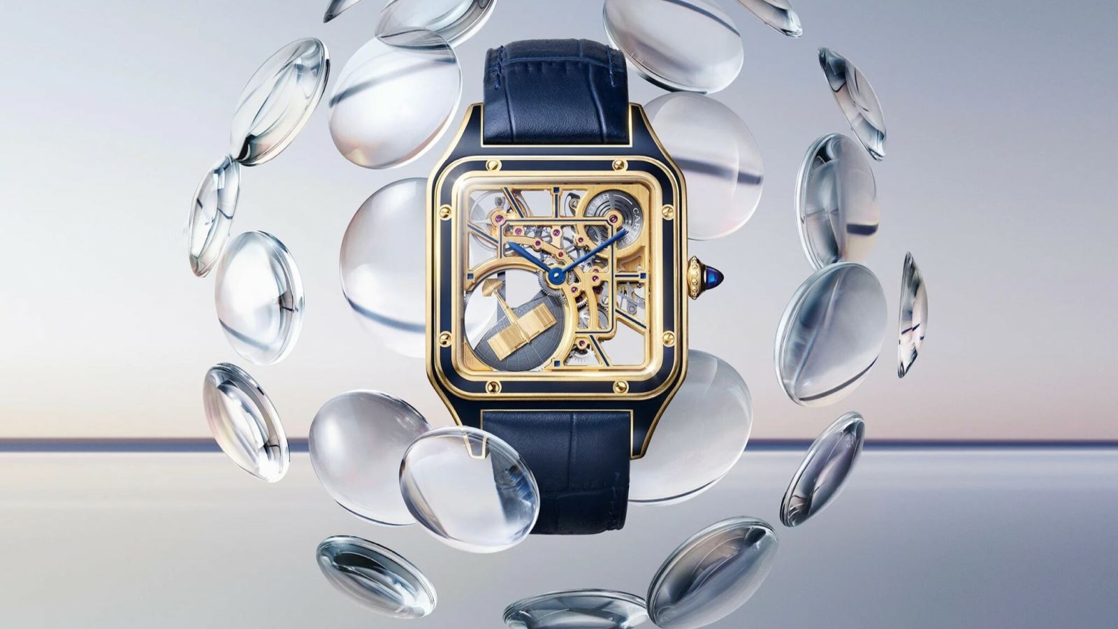 đồng hồ Cartier Santos-Dumont Micro-Rotor Skeleton 2023