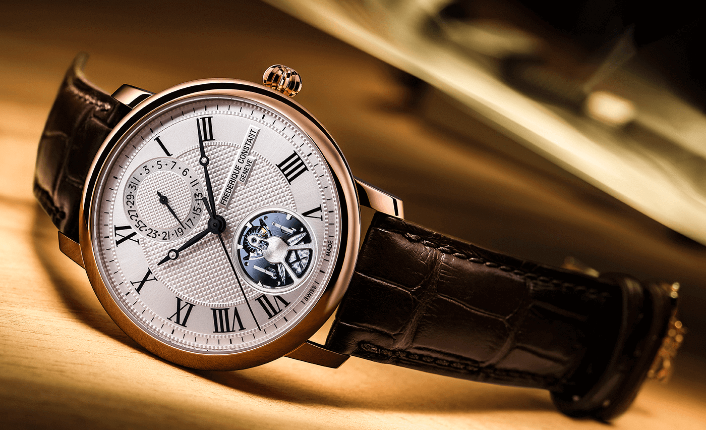 đồng hồ lộ cơ Frederique Constant Slimlime Monolithic 40Hz rose-gold 18K