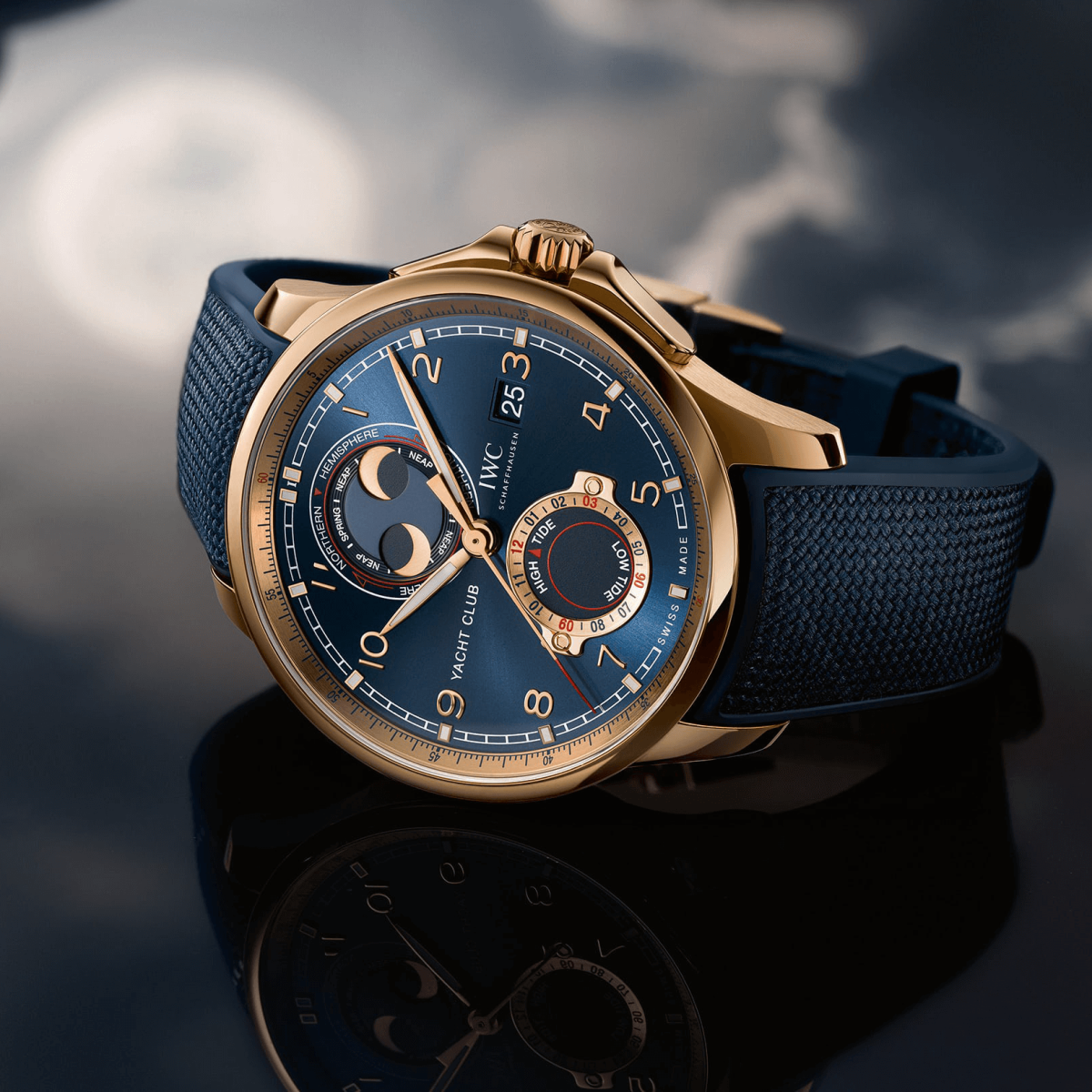 đồng hồ nam automatic iwc Portugieser Yacht Club Moon & Tide