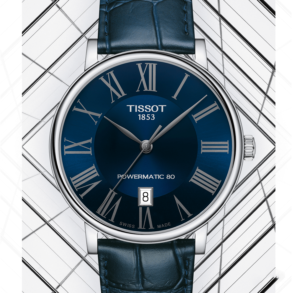 dong ho nam tissot carson powermatic 80 cao cap thuy si 