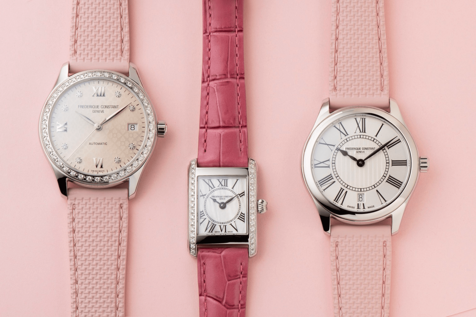 Frederique Constant Special Edition For Women pink ribbon