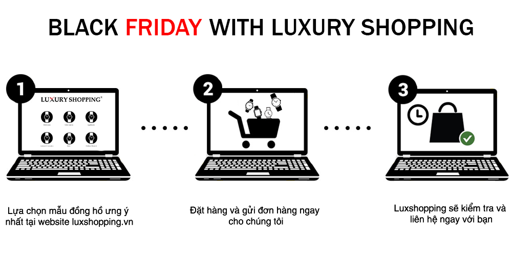 3 cách mua hàng cho dịp Black Friday tại Luxury Shopping