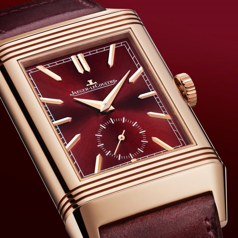 mặt trước đồng hồ vỏ xoay Jaeger-LeCoultre Reverso Tribute Duoface Fagliano