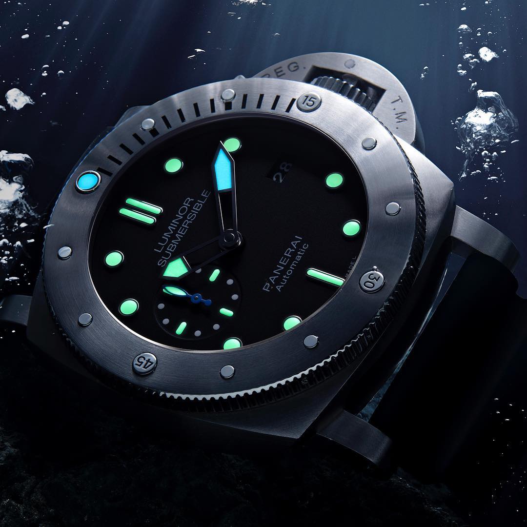 Tính năng dễ nhận biết thời gian trên đồng hồ Panerai Luminor