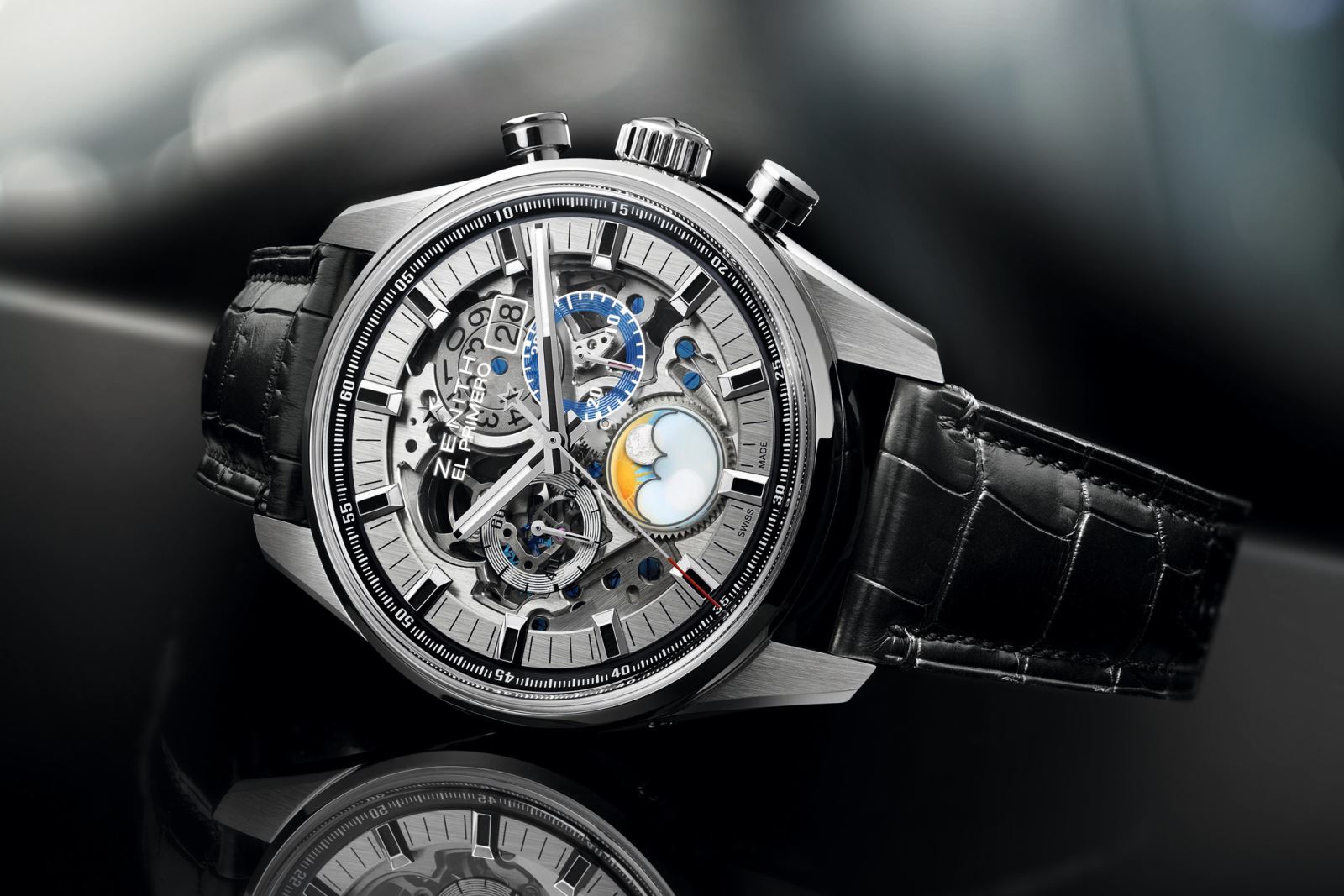 đồng hồ nam automatic Zenith ChronoMaster El Primero Grande Date Full Open